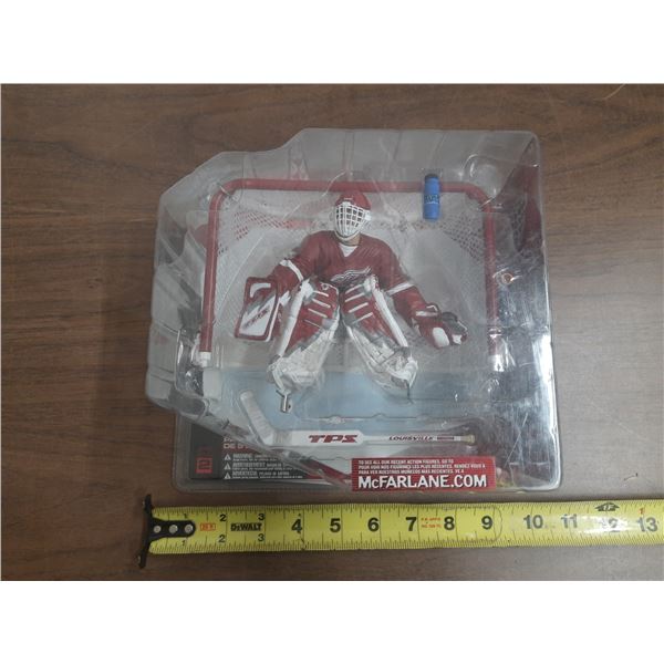 Dominik Hasek Detroit Red Wings action figure from the McFarlane Sports Picks NHL Series 2 (released