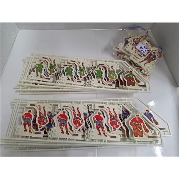 Vintage NHL Team Table Hockey Pieces inc. Defunct Teams: Minnesota North Stars, California Golden Se