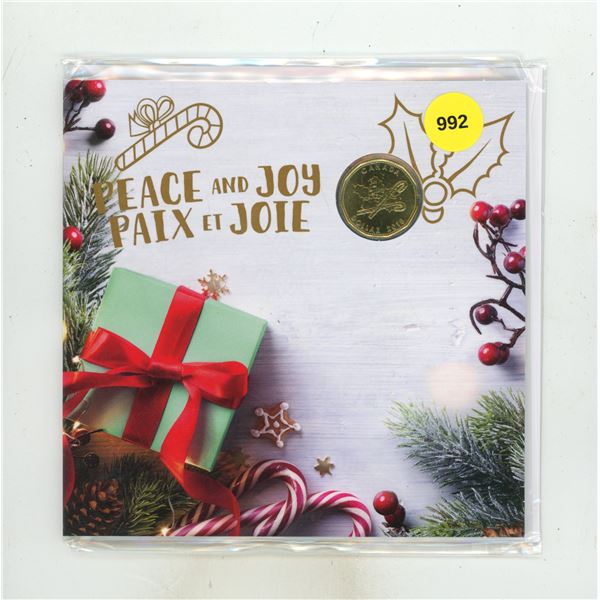2018 Holiday Gift Set produced by the Royal Canadian Mint, which features uncirculated Canadian circ