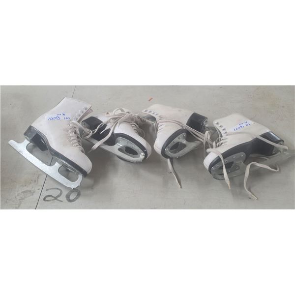 (2) Pairs Ladies Skates – Size 9 & ?