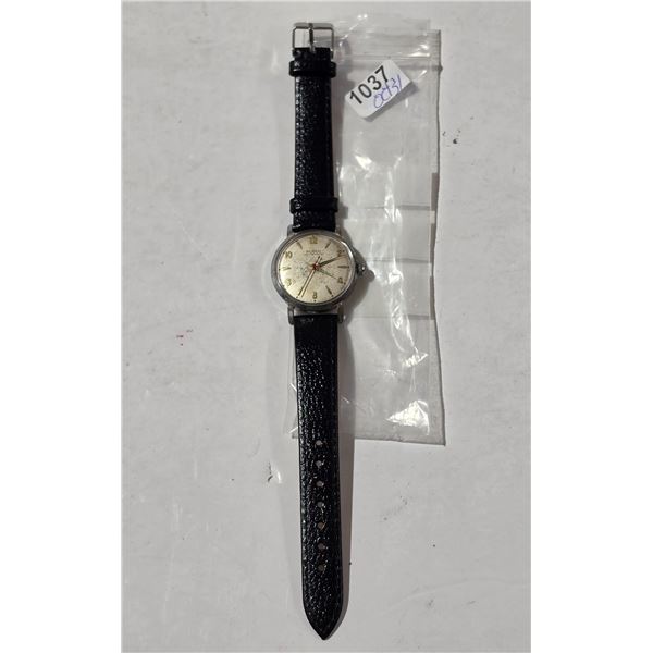 VINTAGE BUREN 17J MAN WIND WATCH  RUNS