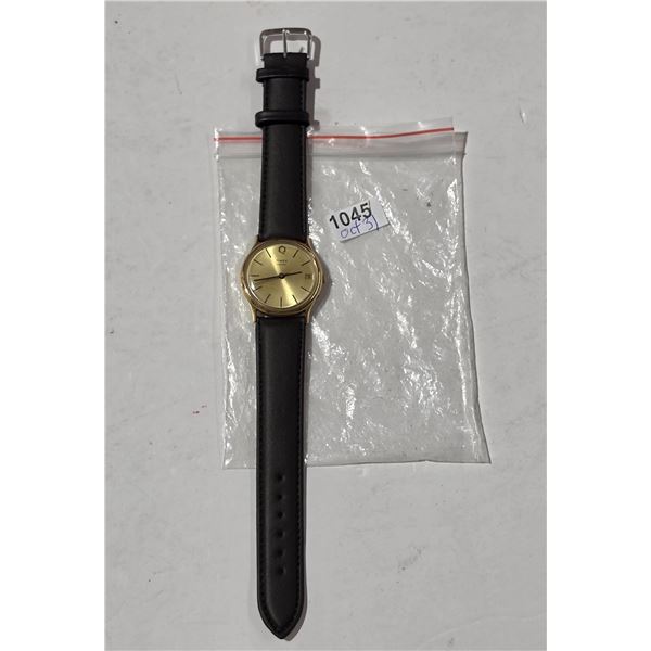 VINTAGE TIMEX 'Q' QTZ, NEW BATT,  RUNS