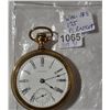 Image 1 : VINTAGE WALTHAM,18S,17J P/S. BARTLETT  POCKET WATCH, RUNS