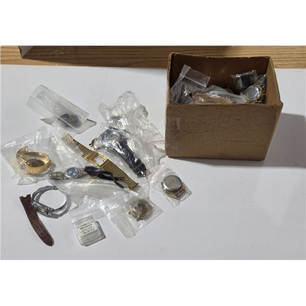 4 LBS MISC WATCH PARTS FOR REPAIR, CRAFTS
