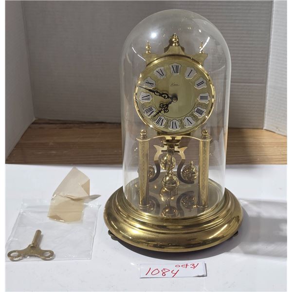 VINTAGE KERN 400 DAY ANN CLOCK, NEEDS SOME TLC, NEW SUS SPRG, KEY
