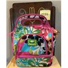 Image 1 : Lunch Kit with Plastic Container In Insulated Base.  Lily Bloom Brand.