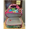 Image 2 : Lunch Kit with Plastic Container In Insulated Base.  Lily Bloom Brand.