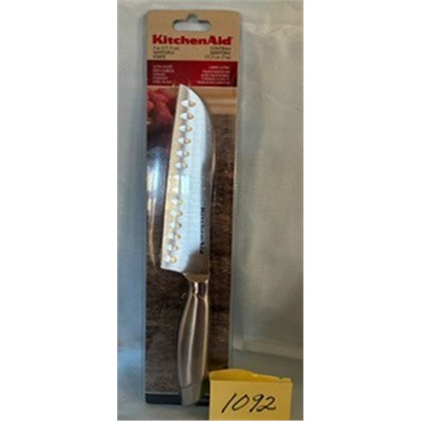 Kitchenaid Santoku Knife, Forged High-Carbon Stainless Steel, 7”.  New, in Package.