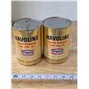 Image 1 : (2) Texaco 1L Oil Tins – Full