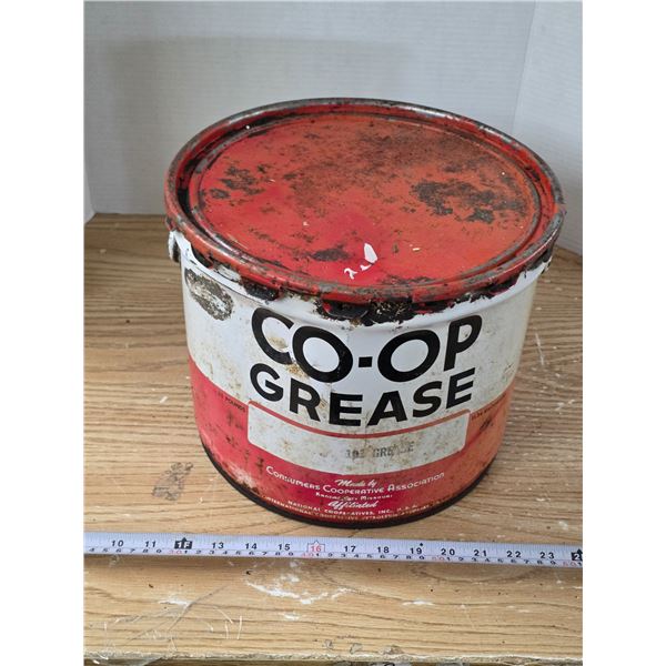 Vintage Co-Op Grease Pail – Half Full