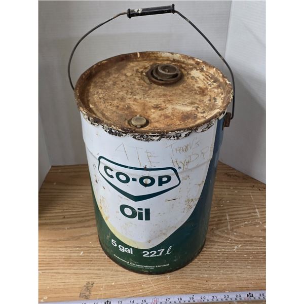 Co-Op 5-Gallon Oil Pail – Empty