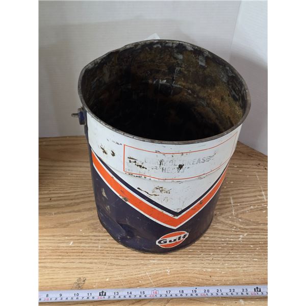 Gulf Grease Pail, No Lid
