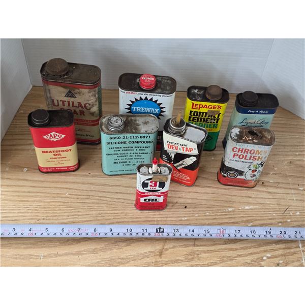 Assorted Vintage Collectable Tin Lot