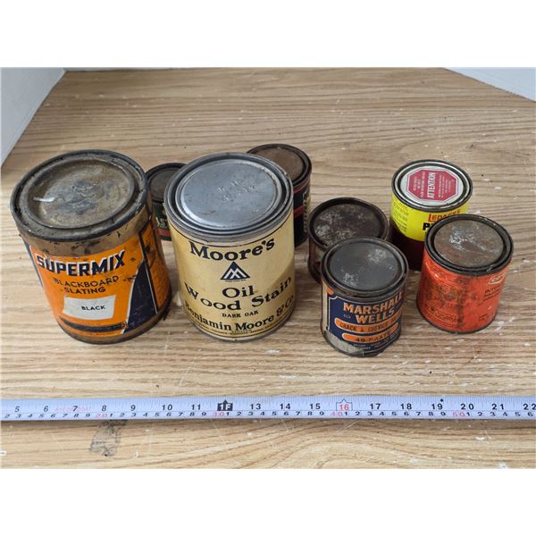 Assorted Vintage Collectable Tin Lot