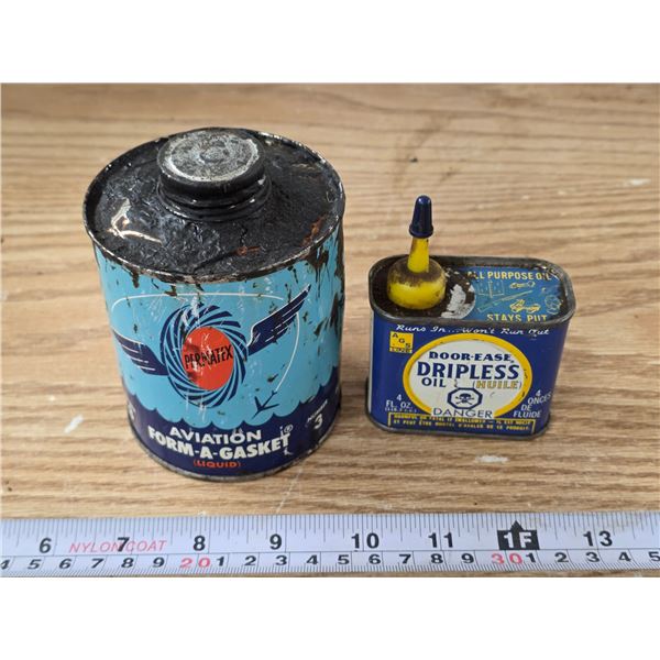 (2) Vintage Tins