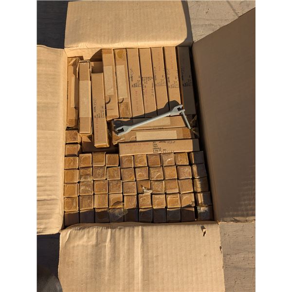 Box of military Dakota airplane carb linkages