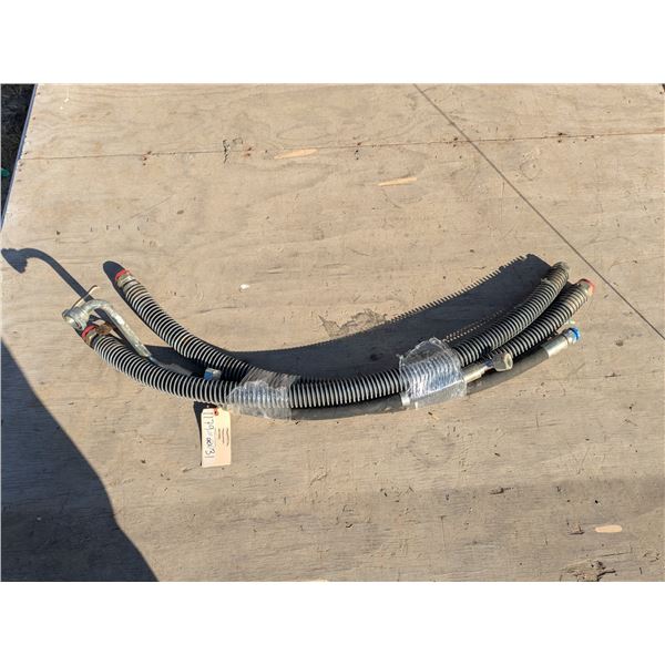 4 large military hydraulic hoses
