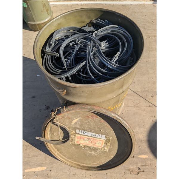 Military barrel of 3” vibration dampening “C” clamps