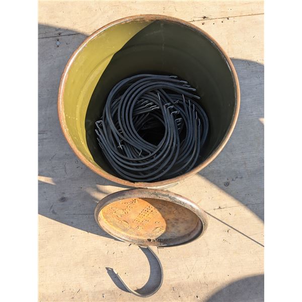 Military barrel of 3” vibration dampening “C” clamps
