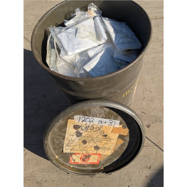 Large barrel of automotive spark plug wire shields