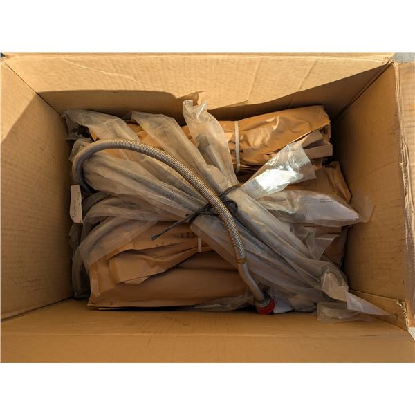 Box of military aircraft hose assemblies