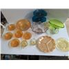 Image 1 : Assorted colored glassware