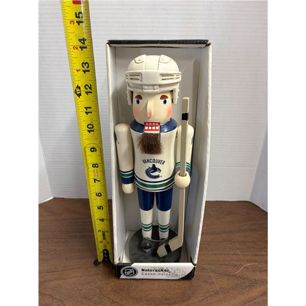 NHL Vancouver Canucks Nutcracker in Original Box