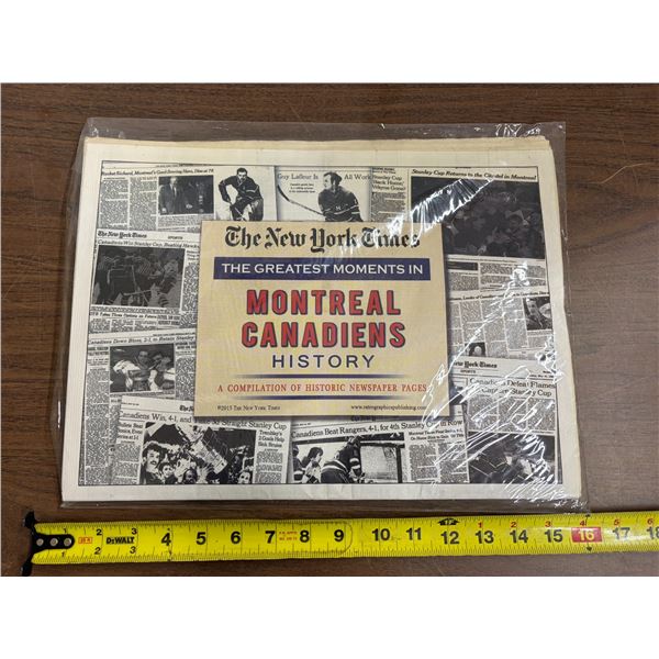The New York Times “Greatest Moments in Montreal Canadiens History” Collection