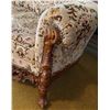 Image 7 : Ornate Carved Wood Settee with Floral Upholstery, 64" Wide x 31" Deep x 44" High