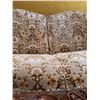 Image 9 : Ornate Carved Wood Settee with Floral Upholstery, 64" Wide x 31" Deep x 44" High