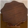 Image 3 : Wood Plant Stand with Undulating Legs and Decorative Top, 24 in. Height