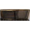 Image 2 : Decorative Brass Fireplace Screen with Mesh Panel, 55" Wide x 25" High