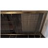 Image 4 : Decorative Brass Fireplace Screen with Mesh Panel, 55" Wide x 25" High