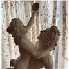 Image 3 : Large Plaster Figurative Sculpture of Satyr and Female, 29 Ft Height by loren chabot