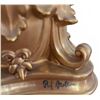 Image 3 : Porcelain Owl Figurine by Prof. Mollica on Books with Ornate Gold Base