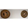 Image 1 : Framed Greek-Style Decorative Wall Plates with Classical Motifs