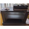 Image 1 : Panasonic TV Stand With Philips DVD Player and Zenith VHS VCR, Remotes and Cables