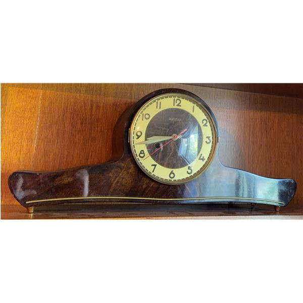 Bentima Mantel Clock with Battery-Powered Quartz Movement