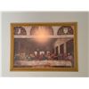 Image 1 : Framed Print of The Last Supper, 44" x 31"