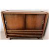 Image 1 : Isabella Stereo Console With Radio, Record Player, Sliding Doors, 42"W x 15"D x 33"H