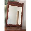 Image 3 : Ornate Wooden Dresser with Mirror, Carved Details, 73 in W x 20 in D x 87 in H