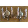 Image 1 : Two-Light Wall Sconces with Candle-Style Bulb Holders