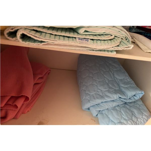 Linens and Bedding Including Sheets, Blankets, Quilts, and Pillowcases