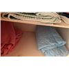 Image 1 : Linens and Bedding Including Sheets, Blankets, Quilts, and Pillowcases