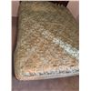 Image 3 : Coordinated Green Damask Drapery Set and Queen-Size Bedspread With Floral Pattern