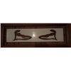 Image 1 : Framed Wooden Silhouette Wall Art Featuring Reclining Female Figures