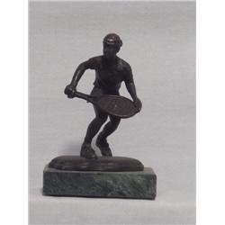 Small Tennis Player - Bronze by Davis