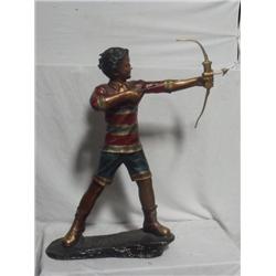 Boy w/Bow and Arrow Bronze by Lanceray