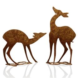 Contemporary Deer Pair