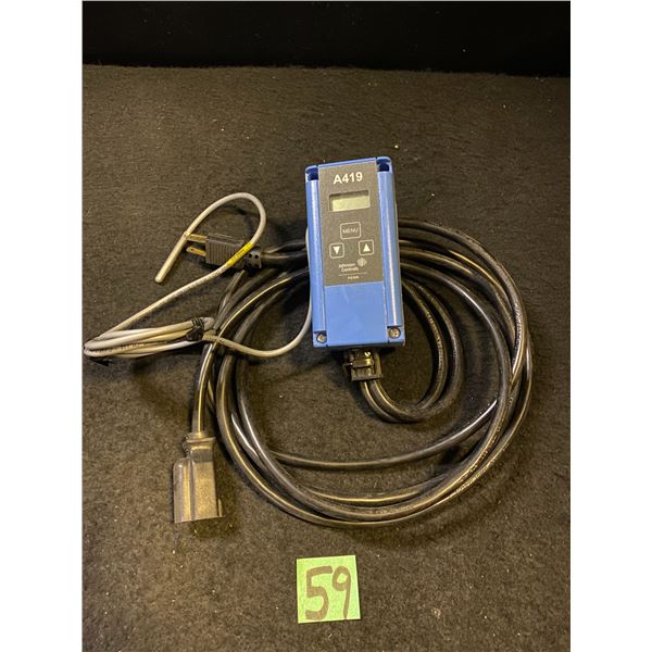 Johnson controls A419 electronic temperature controller